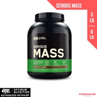 Optimum Nutrition Serious Mass - 3 lbs, 6 lbs - Susu Gym, 3lb, 6lb, ON Weight Mass Gainer, Bulking
