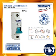 Maxguard GENUINE 1 Pole 6kA Miniature Circuit Breakers (MCB) MCB 6A 10A 16A 20A 32A 40A / 6Amp 10Amp