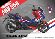 Hugsticker สติ๊กเกอร์ติดรถ สติ๊กเกอร์ ADV 350 ลาย RR-R