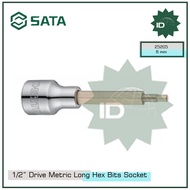 SOCKET 25205 1/2" DR. 100L HEX BIT SOCKET 8MM SATA