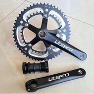 Litepro double 53T-39T crankset H2 Hollowtech11 includes BBHT2