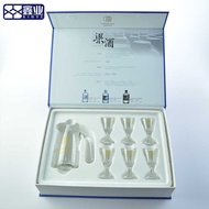 Goblet Spirit Glass One Swallow Glass Small Wine Glass Glass 1 Pot 6 Glass Set Wine Set Wine Dispens