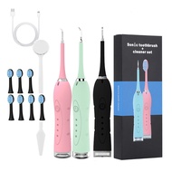 2 In 1 Sonic Electric Toothbrush Dental Calculus Scaler Rechargeable Waterproof Electronic Tooth Bru