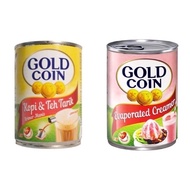 Gold Coin Susu Pekat Krimer Manis/ Krimer Sejat | Sweetened Creamer 500g 390g | Evaporated Creamer