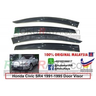 [11cm WIDTH] Honda Civic EG SR4 4Door (5th Gen) 1991-1995 AG Door Visor Wind Deflector Air Press Rain