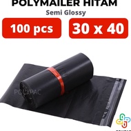 Black LDPE Polymailer Plastic [30x40] contents 100 - Online Plastic Packing Wrap c8csz