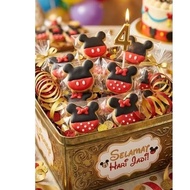 Mickeyy Minniee Mini Size Cookies Sugar Cookies Birthday Theme Cookies