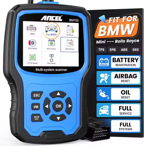 ANCEL BM700 PRO Fit for BMW OBD2 Scanner Full System Diagnostic Scan Tool Enhanced CBS Reset/Correct