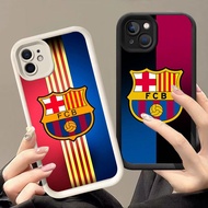 GK-7 Barcelona Black and White Silicone Casing for iphone 13 12 11 Mini Pro Max