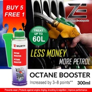 WURTH PETROL ADDITIVE OCTANE BOOSTER 300ml 5 FREE 1
