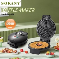 🚓SOKANY838Waffle Machine Multi-Function Heating Bread Toast Breakfast MachineWAFFLE MAKER