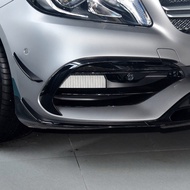【 JJM MALL】-Front Bumper Spoiler Decorative Front Bumper Lip for A-Class W176 -Line A45 2015-2018 Ac