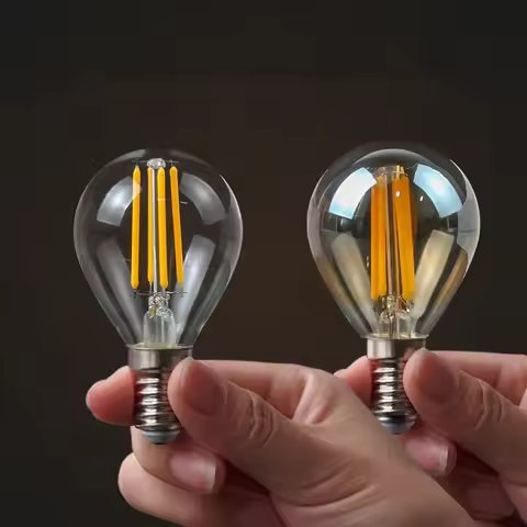 E27 LED Lamp Filament Bulb E14 220V Gold 12W 3W 4W 6W 8W G45 230V Edison Retro LED Light Bulbs 2200K