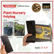 Serbajadi Black Poly Planting Bag Polybag - Thick Quality (Polybag Tanaman)
