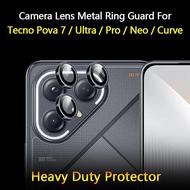 Lens Protector For Tecno Pova 7 Pro Neo Curve Ultra Thin Clear Camera Lens Cover Shield Metal Ring G