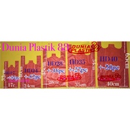 HD17 HD24 HD28 HD35 HD40 kantong plastik kresek tenteng HD MERAH tebal kuat