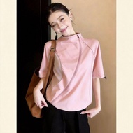 Hot-selling Restocking🎉This Year's Popular Beautiful High-End Super Nice Top Pink Workwear Short-Sle