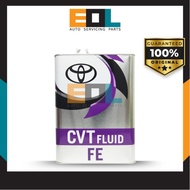 Toyota Continuously Variable Transmission CVT Fluid FE Gear Oil 4L for Toyota / Minyak Gear CVT Toyo