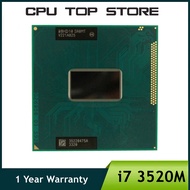 Intel คอร์ I7 3520ม. SR0MT 2.9กิกะเฮิร์ตซ์ Dual-Core Quad-Thread ซีพียูโน้ตบุ๊คประมวลผล35W ซ็อกเก็ต 