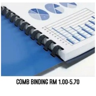 Comb Binding service ,comb , A4 paper printing