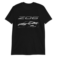 2023 C8 Vette Z06 Short-Sleeve Unisex T-Shirt Tops Casual Streetwear