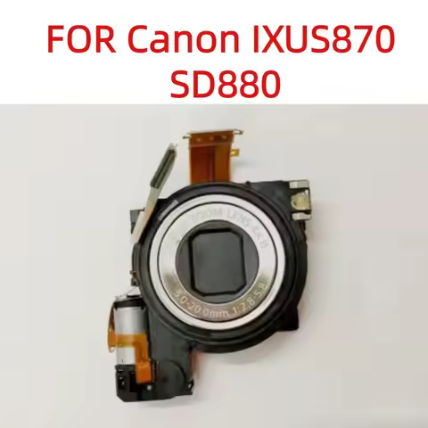Fixer-Brand New Silver Lens Without CCD For Canon IXUS 870 SD880 Digital Camera Tested Fully Working