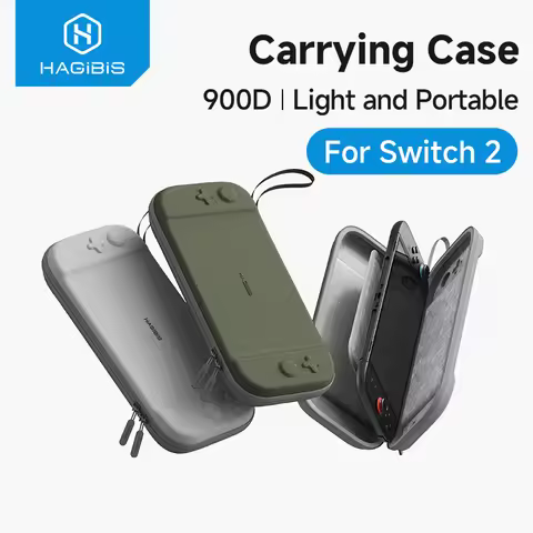 Hagibis Portable Carrying Case for Switch 2 Traveling Bag Hard Shell NS Accessories Protective Cover