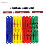 jepit jemuran baju plastik | penjepit baju warna warni | penjepit isi 20 pcs | penjepit indokurnia |