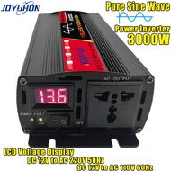 Joyuhon 3000W Car Inverter with Pure DC Inverter 12V / 24V / 48V / 60V to 220V