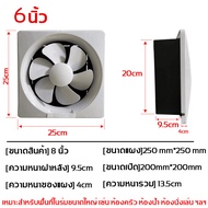 【รับประกัน 10 ปี】Panasonicพัดลมระบายอากาศ 6/8/10/12 นิ้ว 220V 1mเคเบิลไฟจะตัดที่อุณหภูมิสูง พัดลมดูด