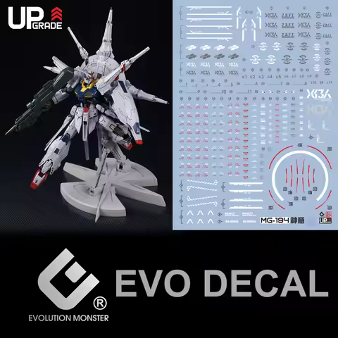 EVO Decal MG-194 for MG 1/100 ZGMF-X13A Seed PROVIDENCE Assembly Model Fluorescent Water Stickers fo
