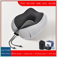 U Shaped Memory Foam Neck Pillows Travel Office Ergonomics Pillows Rebound Cervical Bedding