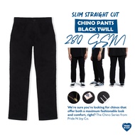 Pride N Joy - Celana Chino Black Slim Straight