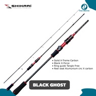Shikari Black ghost Ultralight Fishing Rod 2-6lb 198cm 2-6lb solid Carbon UL