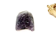 天然可愛小小迷你紫晶鎮 紫水晶 療癒 招財擺件 辦公室 風水擺件