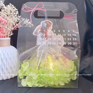 October 20 and November 20 gift girl's mika box with bow and flashing lights makes a very meaningful