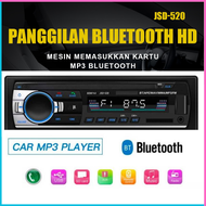 COD Cepat Tape Mobil Audio Multifungsi Bluetooth MP3 FM Radio 60W x 4 12 Pin JSD-520 / Tape mobil fu