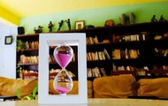 (GOOD) wooden hour glass 1 hour / jam pasir frame kayu 60 menit ( 1 jam )