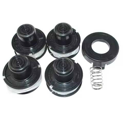 Spool Line & Cap For Black & Decker 82300 ,82310,82312,CST500,CST800,GE600,GE800,GLC12,GL250,GL310,G