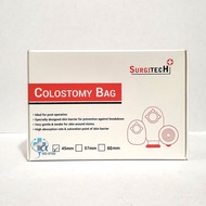 Colostomy Bag w/ Wafer 45mm (10's) SURGITECH