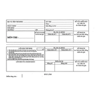 Giấy Thi Học Kì Phần Tự Luận Phách Ngang Khổ A3 - 70gsm (50/100 Tờ)