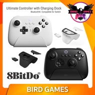 𝟴𝗕𝗶𝘁𝗗𝗼 Ultimate Bluetooth Controller &amp; 2.4G Controller with Charging Dock ใช้กับ Nintendo Switch / window / PC [จอย pro] [8bitdo] [No:80NA]