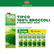 TIPCO 100% Broccoli & Mixed Fruit Juice with Powerpack Health Benefits - 1L Tetra