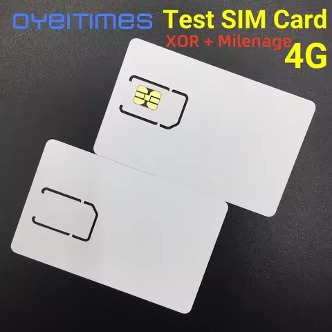 OYEITIMES 4G LTE Test SIM Card Support Double Milenage And XOR Algorithms Test SIM Card Mini,Micro a