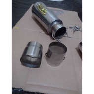 Slip on Exhaust Connection shock 50mm to out 50 mm, in 48mm out 50mm length 5cm full stainless Mater