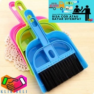 Klik-Beli Pengki Sapu Mini Set Dustpan Serokan Sampah Brush Laptop Sapu Mobil Multifungsi