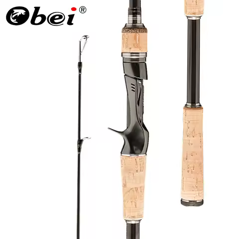 Obei HURRICANE 1.68m1.8m 2.1m 2.4m 2.7m 3m 3 Section 5g-40g M/ML/MH Baitcasting Fishing Rod Travel U