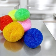 (1PCS) Large Dishwashing Sponge - Dishwashing Donut Sponge - Sponge Plastic ThreadNilon