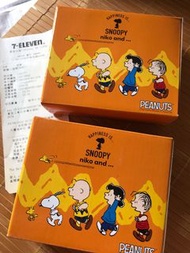 7-11 SNOOPY niko and 環保袋 全新未拆  2 盒99 元