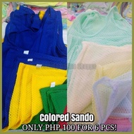 ✹ ㍿ ☪ COD Baby Colored Aircool Presko Sando See Through Butas